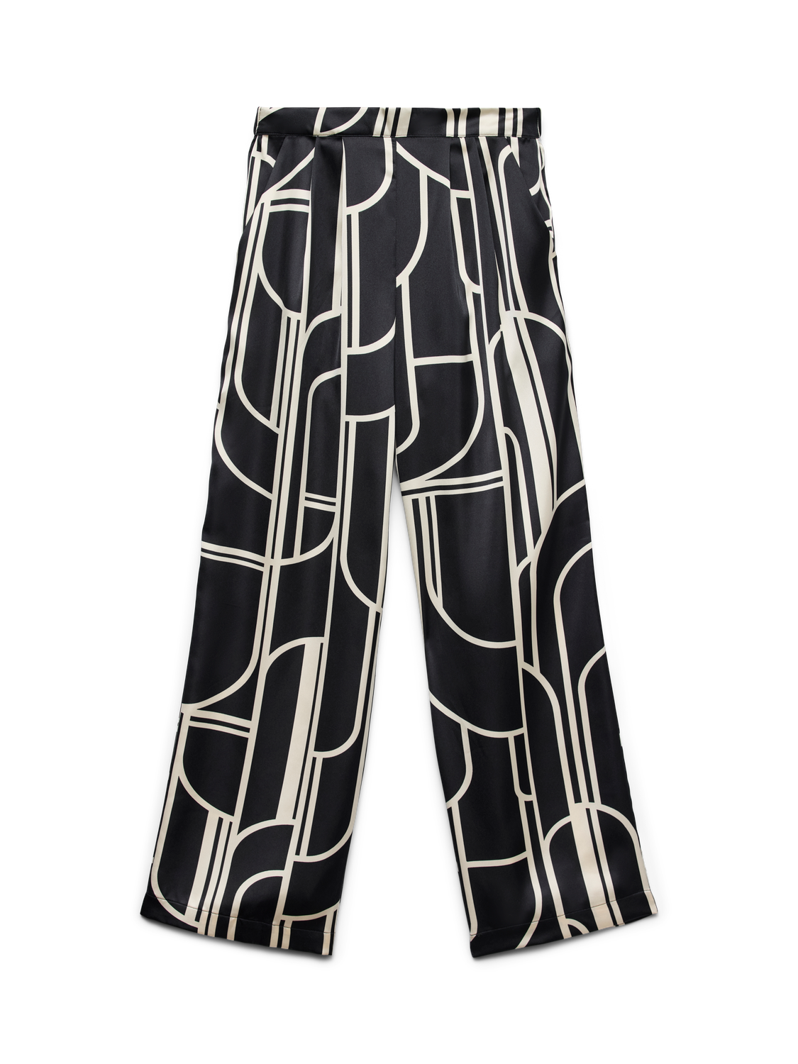 VMHADLEY PRINTED WIDE-LEG PANTS